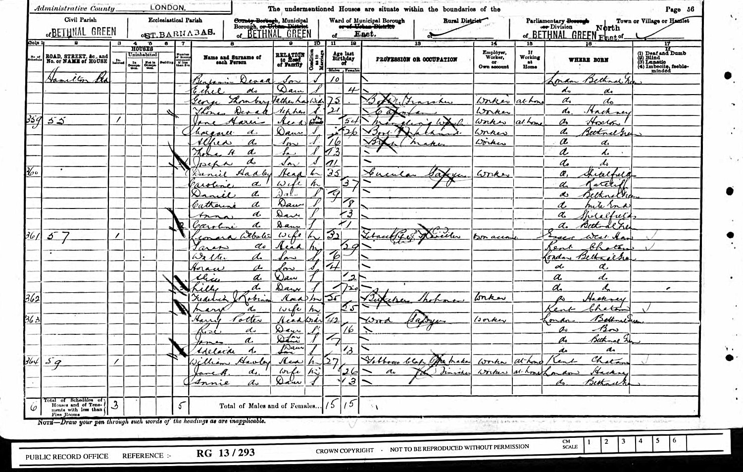 Info 12 Census 1901