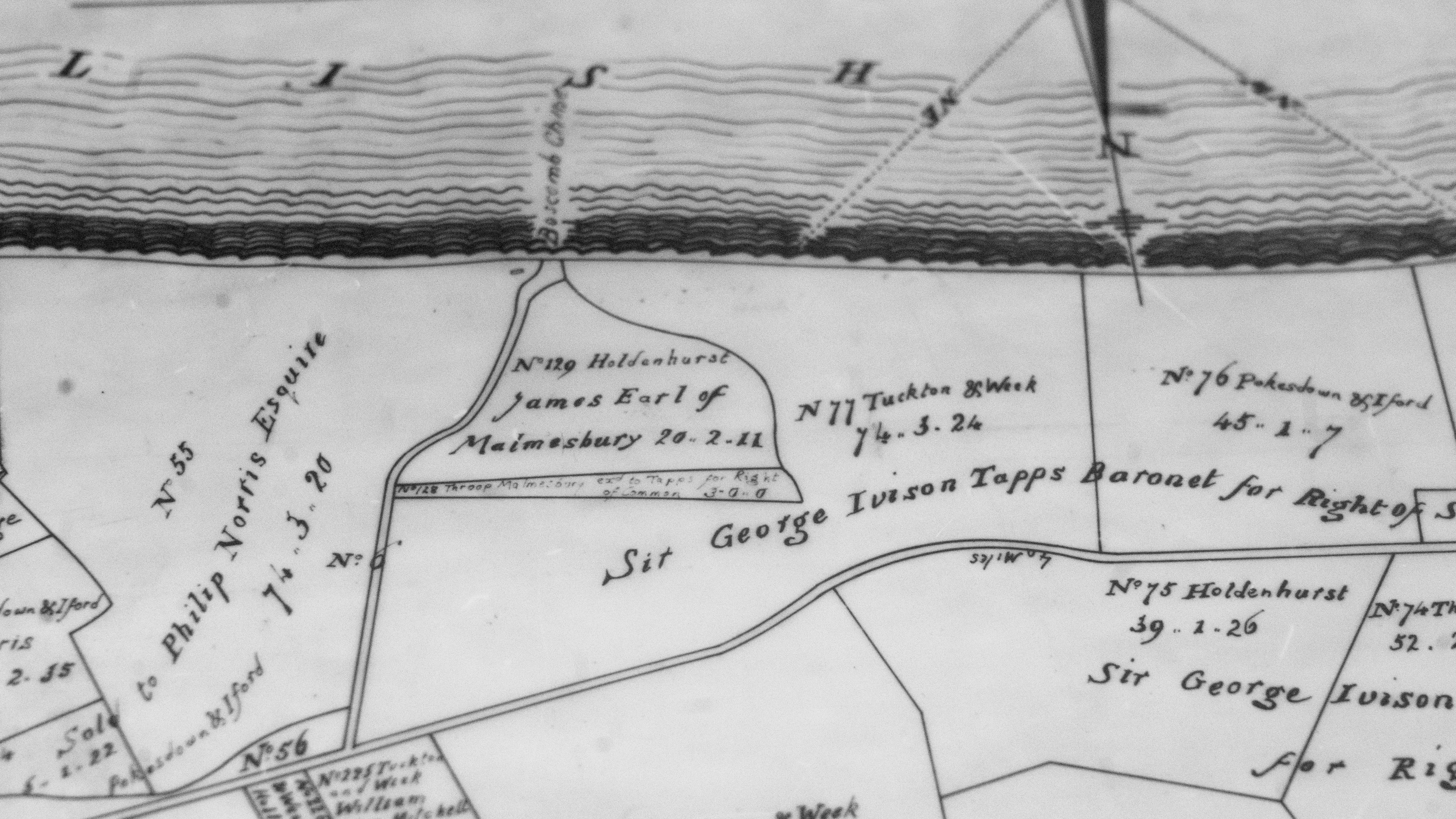 Enclosure Award Map 1805 - Top Middle - Sir George Ivision Tapps.jpg