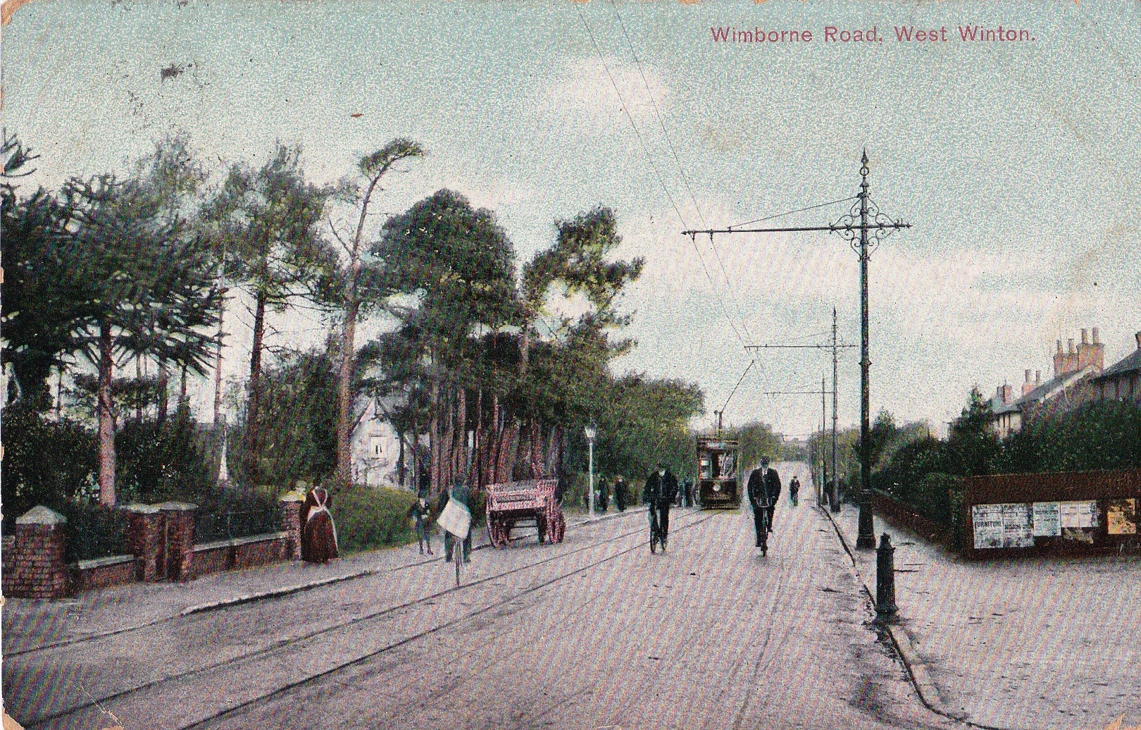 Wimborne Road. West Winton
