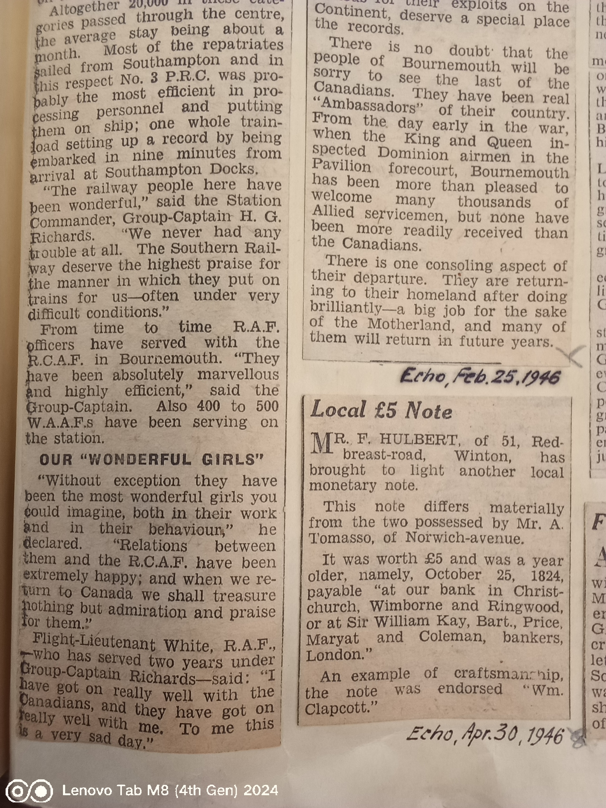 Echo 25 February 1946 2