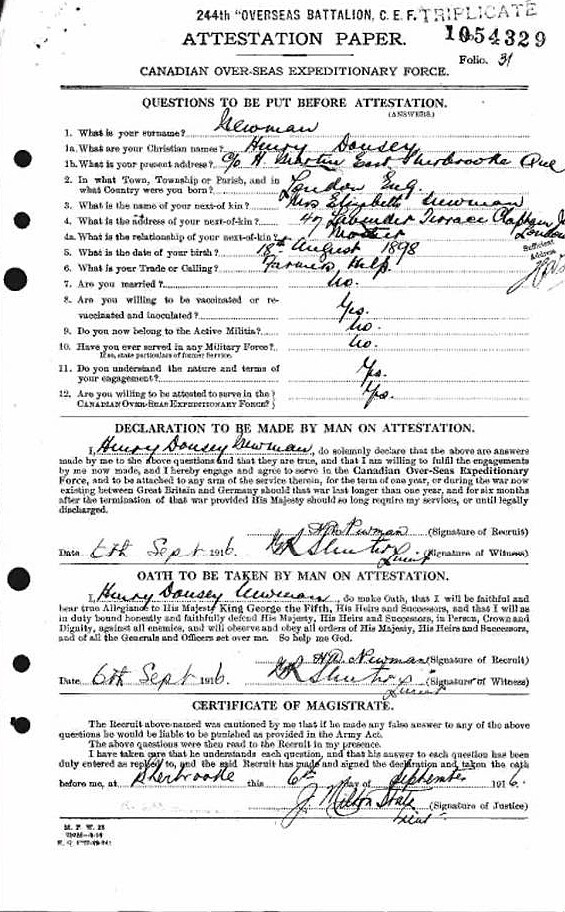 Info 1 Attestation