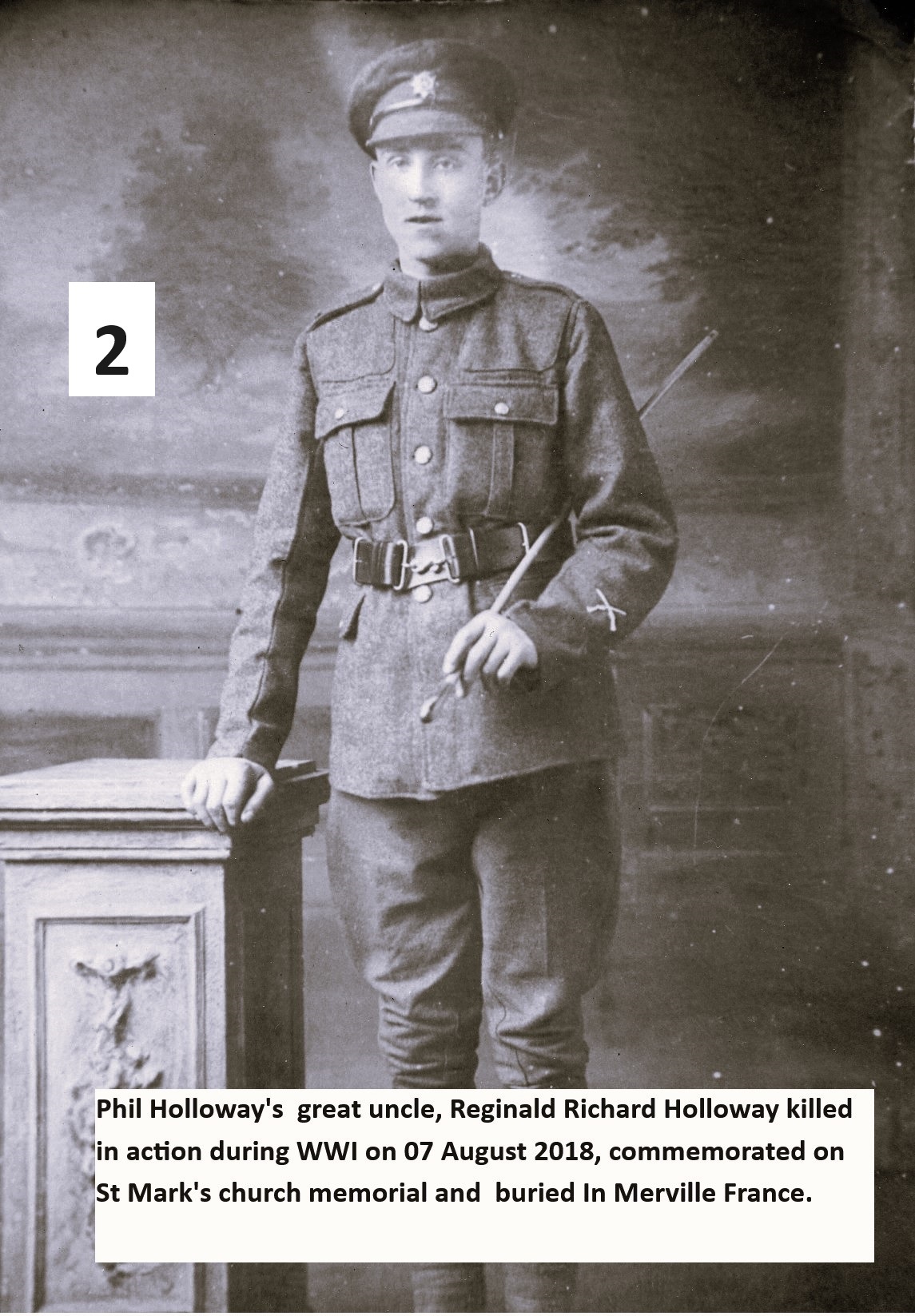 JPEG No 2 Richard Holloway killed WW1 Aug 1918