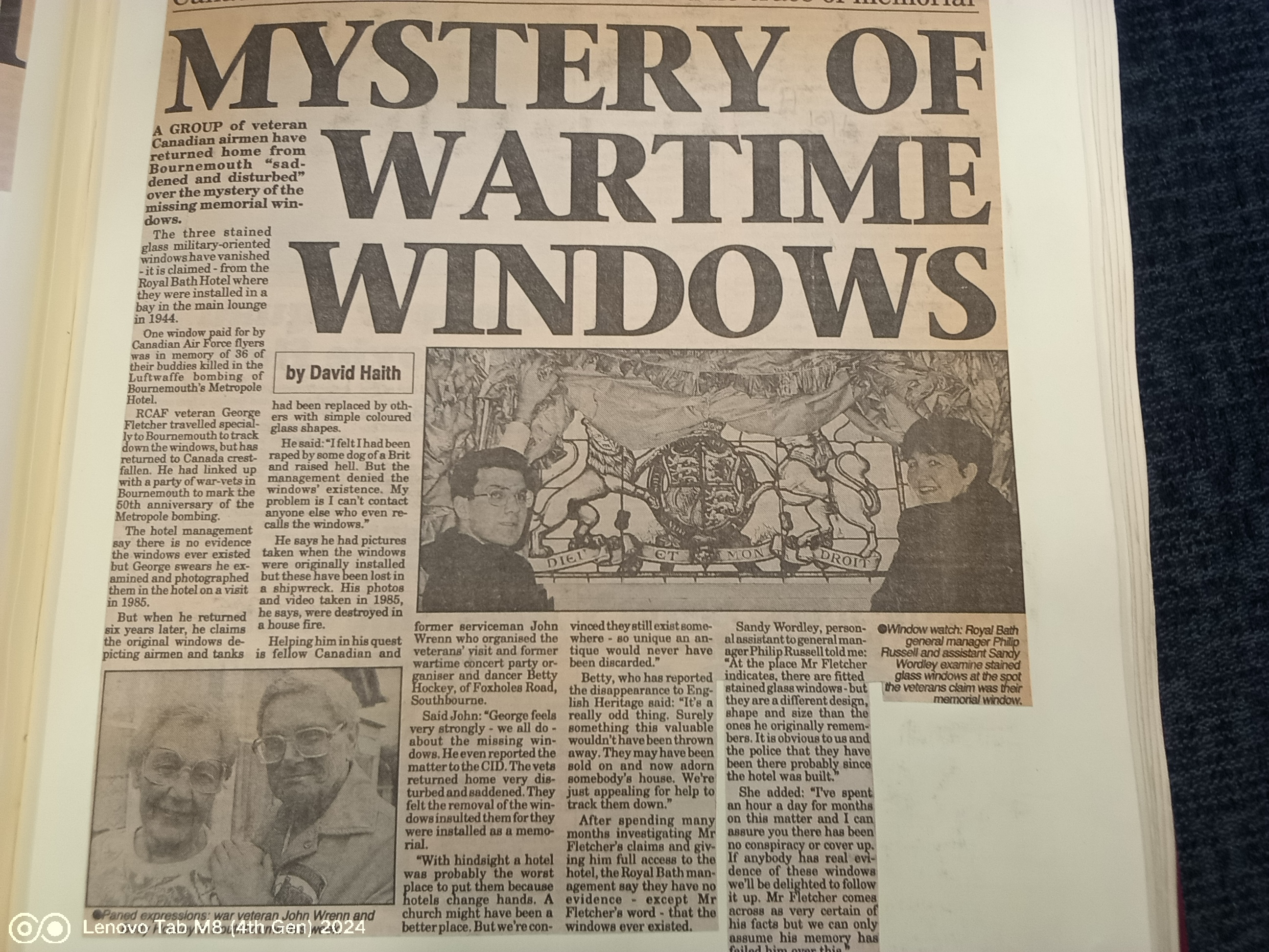 Mystery of Wartime Windows