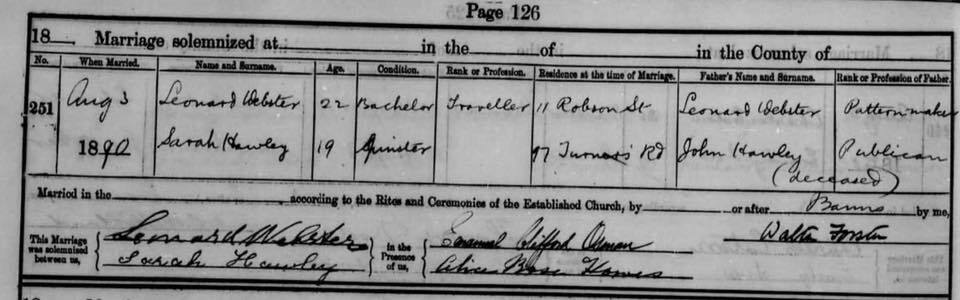 Info 23 parents marriage.