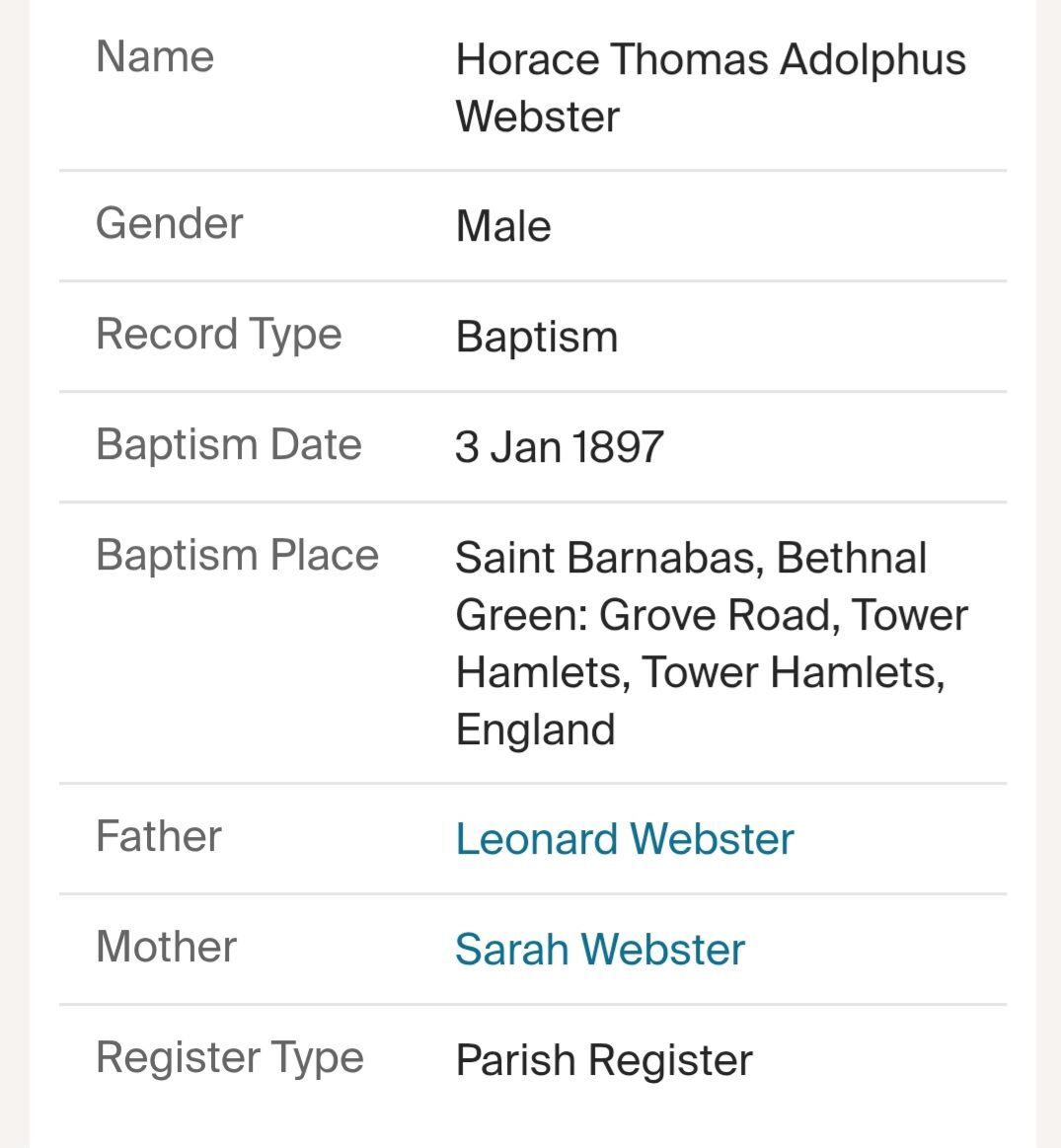 Info 11 baptism