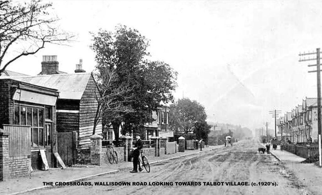 NEAR THE CROSSROADS LOOKING TOWARDS TALBOT VILLAGE c1920s