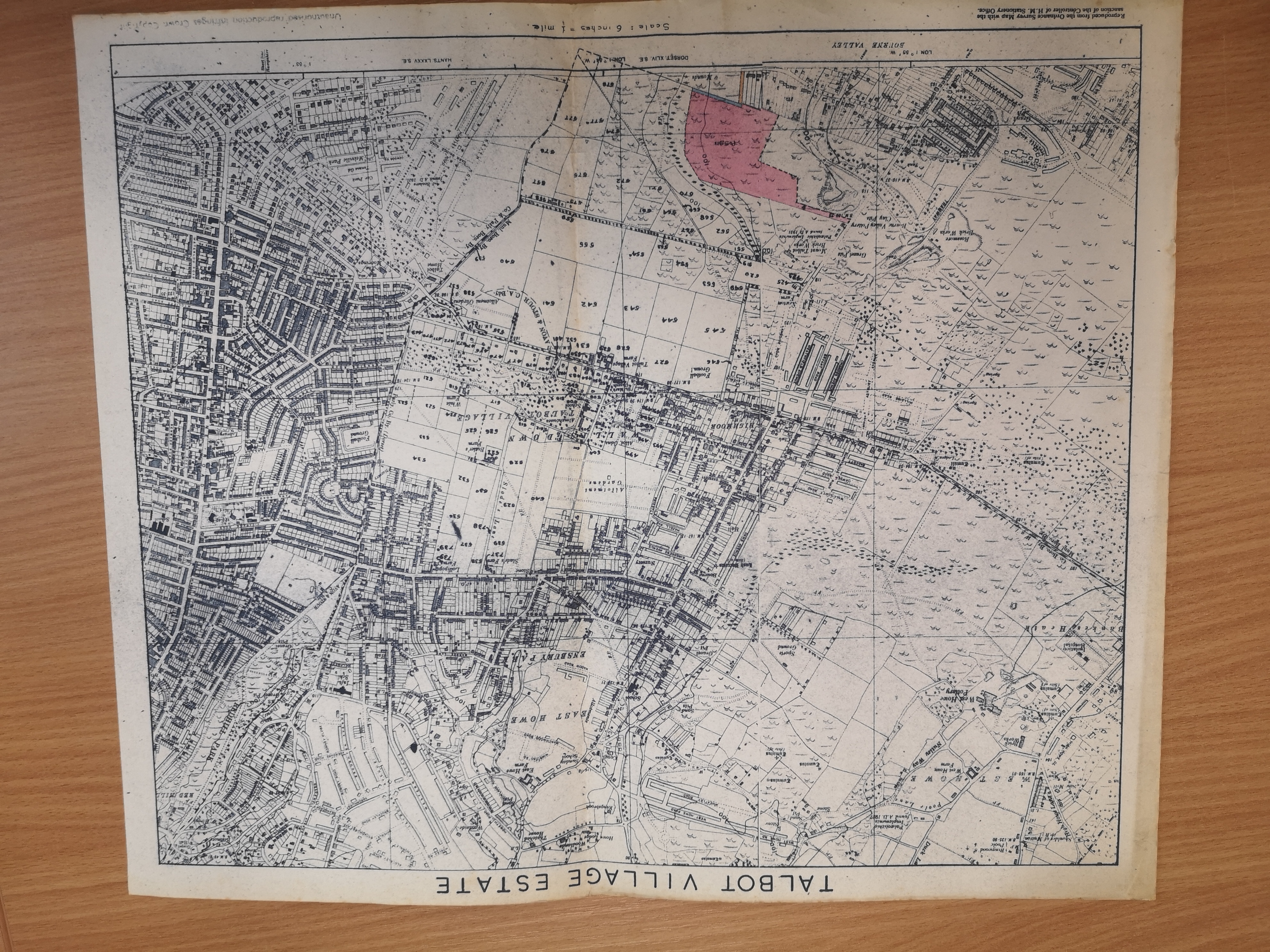 D-ENS 17 801 Particulars of sale of Highmoor farm Plot map
